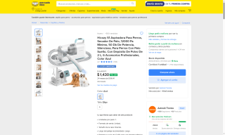 Aspiradora y Recortadora Hicozy S1 300W por $1,430 | Mercado Libre