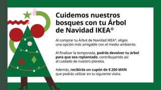 Cupón de $200 de descuento al comprar Árbol | IKEA