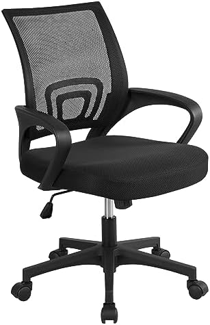 Silla Escritorio Oficina Malla Ergonómica con Soporte Lumbar por 41.69€
