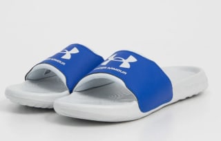 Sandalias planas - azul Under Armour por 7.50€