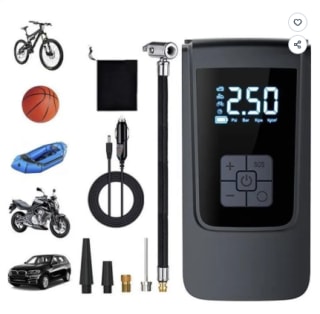 Compresseur d'air,Mini Pompe de pneu portable à 24,99€