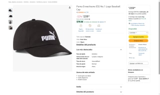 Gorra Puma ESS por $239 | Oferta Amazon