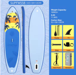 FunWater SUPFW55B tabla inflable de Stand Up Paddle por 69.86€