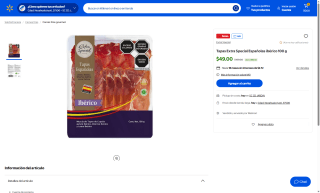 Tapas Extra Special Ibérico 100g por $49 | Walmart