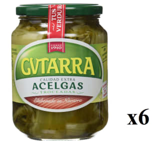 Paquete de 6 x 425 gr de Gvtarra Acelgas por 11.7€
