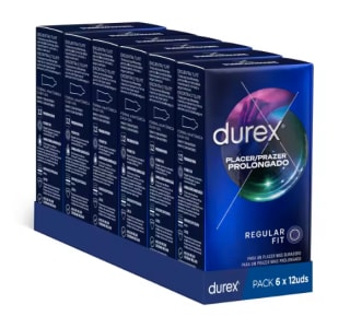 Pack de 72 Preservativos Durex Placer Prolongado por 36.94€