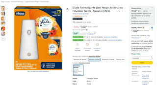 Glade Aromatizante Automático Hawaiian Breeze por $140 en Amazon