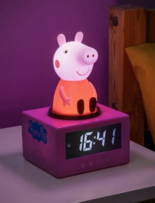 Despertador infantil Bluey o Peppa Pig con Luz Nocturna y canción por 11,99€ en Lidl