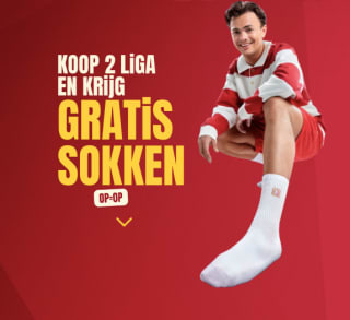 Gratis LiGA x FLEMMING sokken bij LiGA (bij aankoop van 2 LiGA-producten)