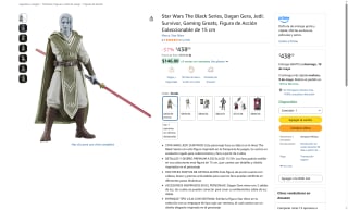 Figura Star Wars Dagan Gera por $438 | Oferta Amazon