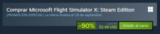 Microsoft Flight Simulator X: Steam Edition por $23 | Steam