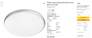 Philips Twirly Plafondlamp voor €18,42
