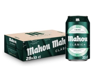 Mahou Clásica Cerveza 28 Latas por 10,63€