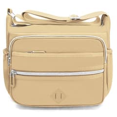 Bolso Bandolera Oxford con Multibolsillos y Correa Ajustable por 4.99€