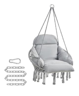 Songmics Silla Hamaca Gris Paloma Por 37,73€