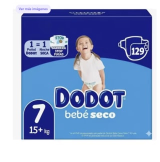 Dodot Bebé Seco Pack Ahorro Pañales Tallas 3 a 6 por 36.99€