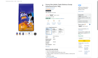 Alimento para Gatos Purina Felix 10kg por $370 | Oferta Amazon