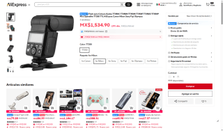 Flash TTL TT350 por $1,159 | AliExpress