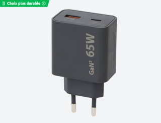 Chargeur secteur 2 ports Sitecom GaN3 à 7,77€