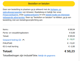 2 Stuks Philips Hue Bewegingssensor voor €50,23 bij Amazon