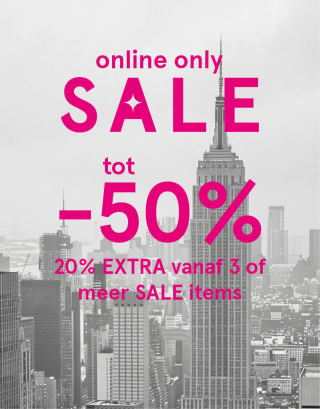 20% extra korting op alles vanaf 3 sale items bij shoeby