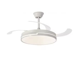 NARVI Ventilador techo con 3 Palas retráctiles Motor DC 30W por 32.69€