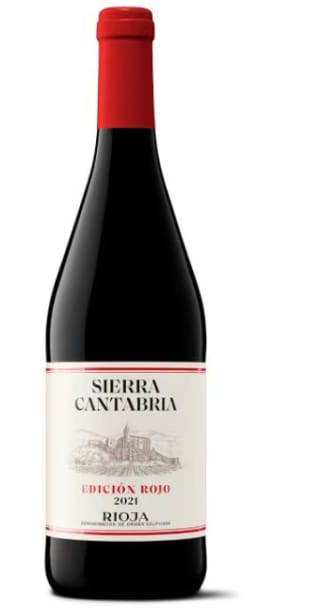 6 Botellas de Sierra Cantabria Edición Rojo 2021 por 35€