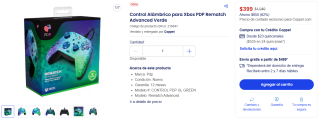 Control Alámbrico PDP Rematch por $399 | Coppel