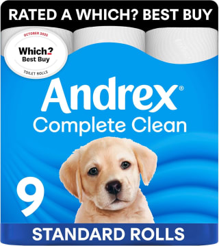 Andrex Complete Clean Toilet Roll 4x9 Pack – £9.81 with S&S