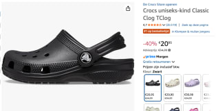 Crocs - Classic Clog Toddler voor €20,95 bij Amazon