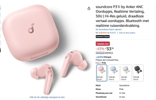 soundcore P31i by Anker voor €33,99 bij Amazon