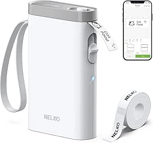 Nelko P21 Etiquetadora Bluetooth Mini Impresora por 13,29€