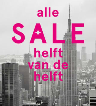 Alle sale de helft van de helft bij Shoeby