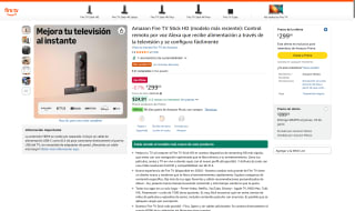Fire TV Stick HD por $299 | Oferta Amazon