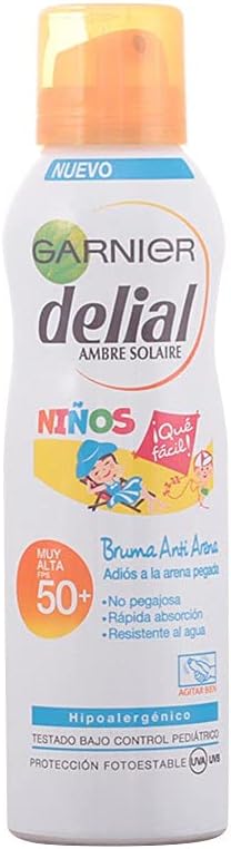 Garnier Delial Niños Sensitive IP50+ Advanced Spray Protector Solar 150ml por 6.48€