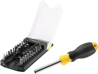 STANLEY Multibit Schroevendraaier 35-delig voor €6,87 bij Amazon