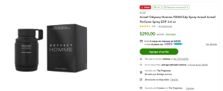 Fragancias Armaf Odyssey en Oferta en Bodega Aurrera