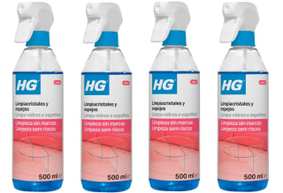 4 Botes de Limpiacristales Y Espejos HG 500Ml por 7.17€
