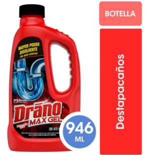 Destapacaños Líquido Drano Plus Max Gel 946 ml por solo $3.790 en Jumbo