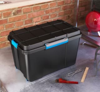 Boîte de rangement Scuba 110L étanche avec roulettes à 19,90€
