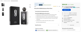 Perfume Afnan 9Pm 100ml EDP por $314 en Walmart