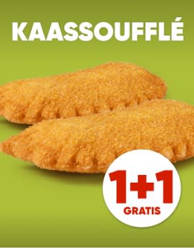 1+1 gratis op kaassoufflé's bij Kwalitaria