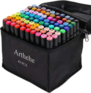 ARTHEHE rotuladores alcohol 80 colores punta doble por 15.39€