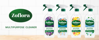 Zoflora Midnight Blooms Multipurpose Cleaner Trigger Spray, 1 x 800ml, Floral Antiba