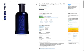 Perfume Boss Bottled Night 100ml por $690 | Oferta Amazon