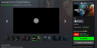 Resident Evil 4 Gold Edition por $255 | Green Man Gaming