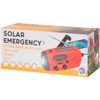 Solar noodradio voor €7,77 bij de Action