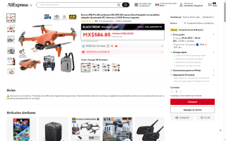 Drone L900 Pro GPS FPV por $492 | AliExpress (DiDi)