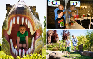Entreeticket Dino Experience Park + Jurassic Golf voor €11,50 via Tripper