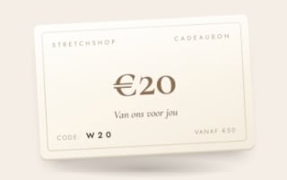 €20 korting bij besteding vanaf €50 bij Stretschop